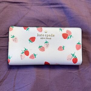 Kate Spade strawberry wallet